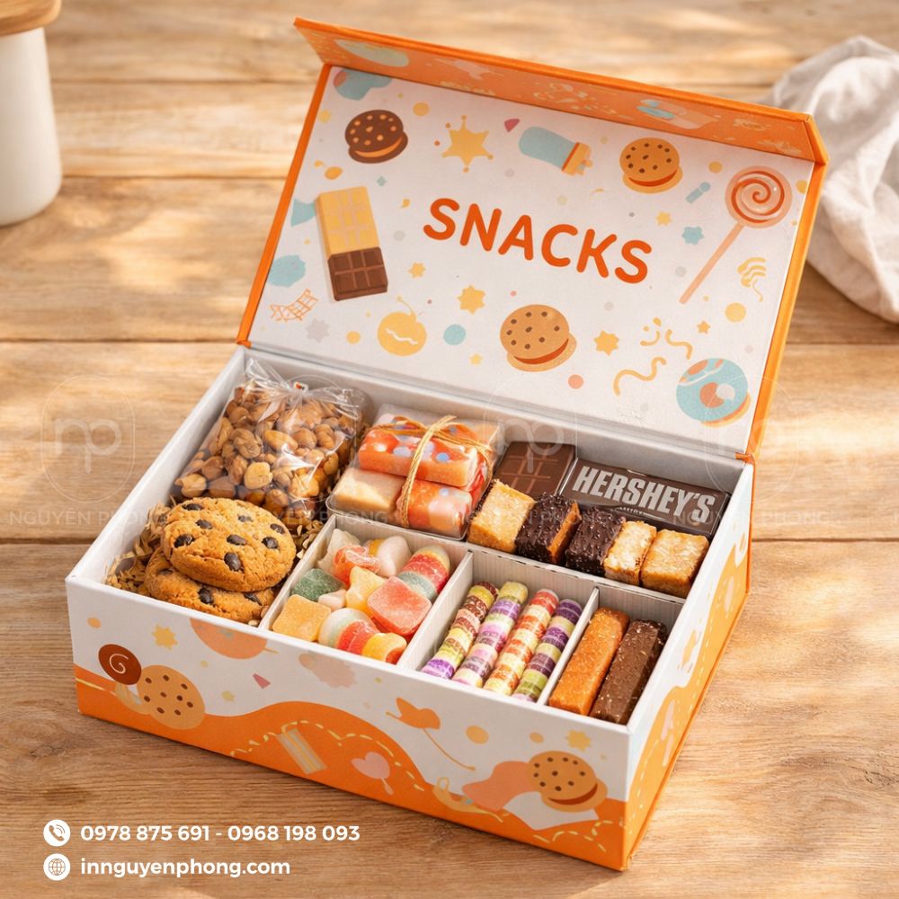 Hộp nam châm đựng bánh kẹo